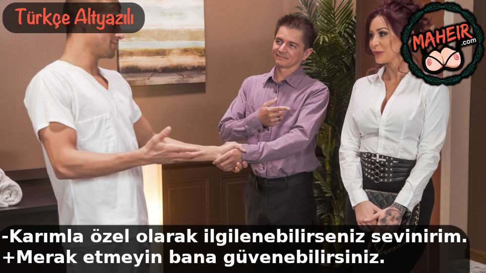 Masaja getirdiği karısının sikilmesini büyük zevkle izledi