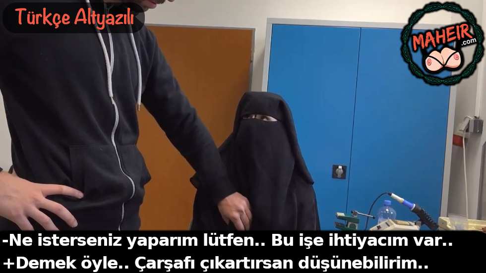 İşleri düzgün yapmayan türbanlı hem azar hem yarak yedi porn