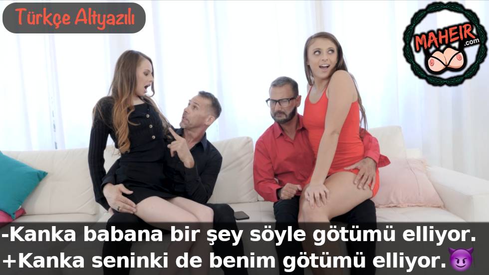 Şerefsiz Babalar Kızlarını Swinger Yapıp Sert Sikiş Yapıyor