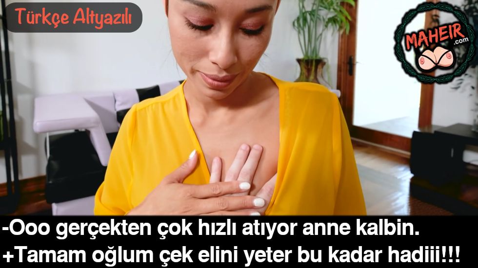 Türbanlı Annemin Kalp Atışlarını Kontrol Ederken Salakta Memesini Elledim