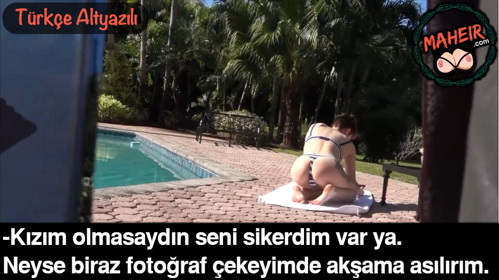 Kızımı Güneşlenirken Gözetleyip Foto Çekerken Yakalandım