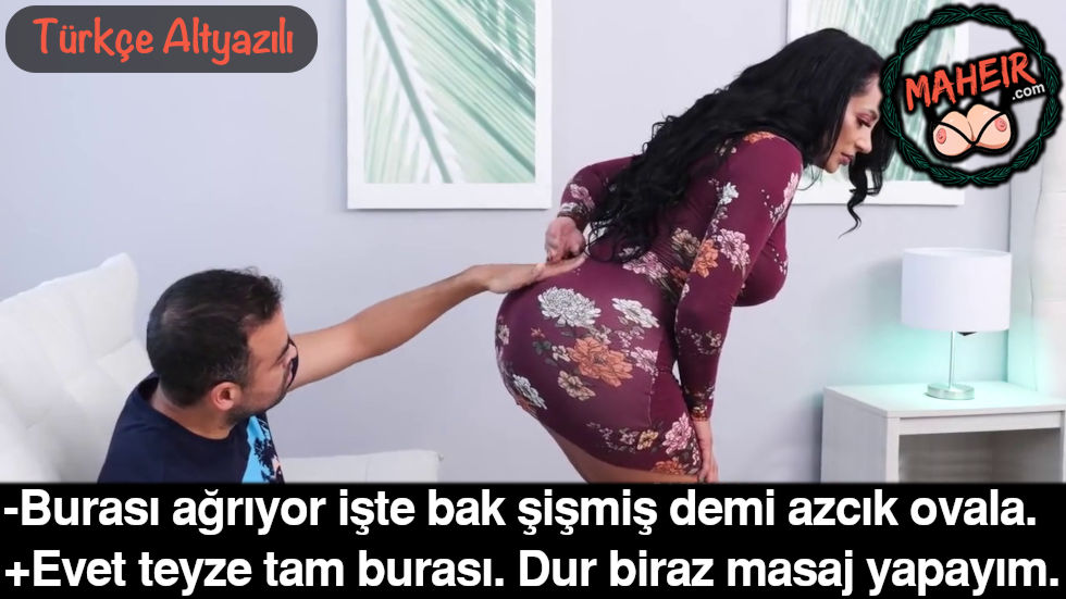 Teyzem Belinin Ağrıyan Yerini Göstermek İçin Önümde Eğildi