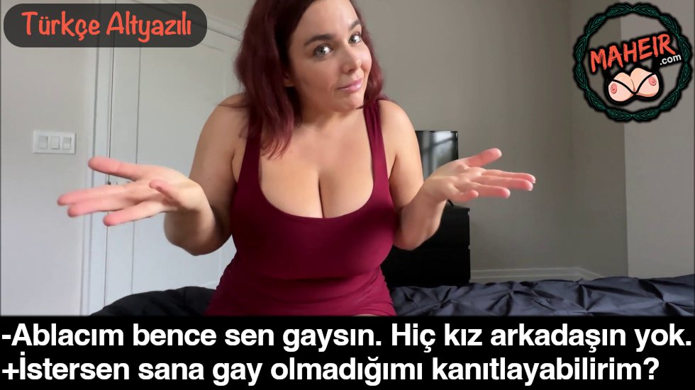 Şişman Ablam Gay Olmadığını Kanıtla Dedi Bunu Yatırıp Siktim