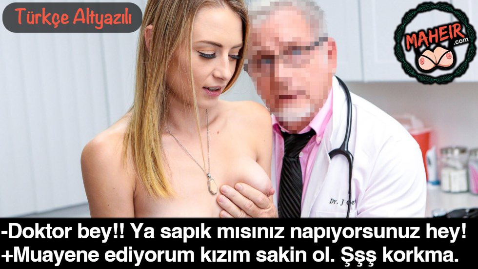 Sapık Doktor Mide Ağrısı Olan Kızı Taciz Ediyor