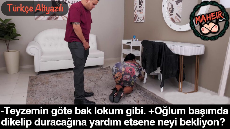 Yere Eğilen Teyzemin Koca Götüne Bakıp Şeyimi Avuçladım