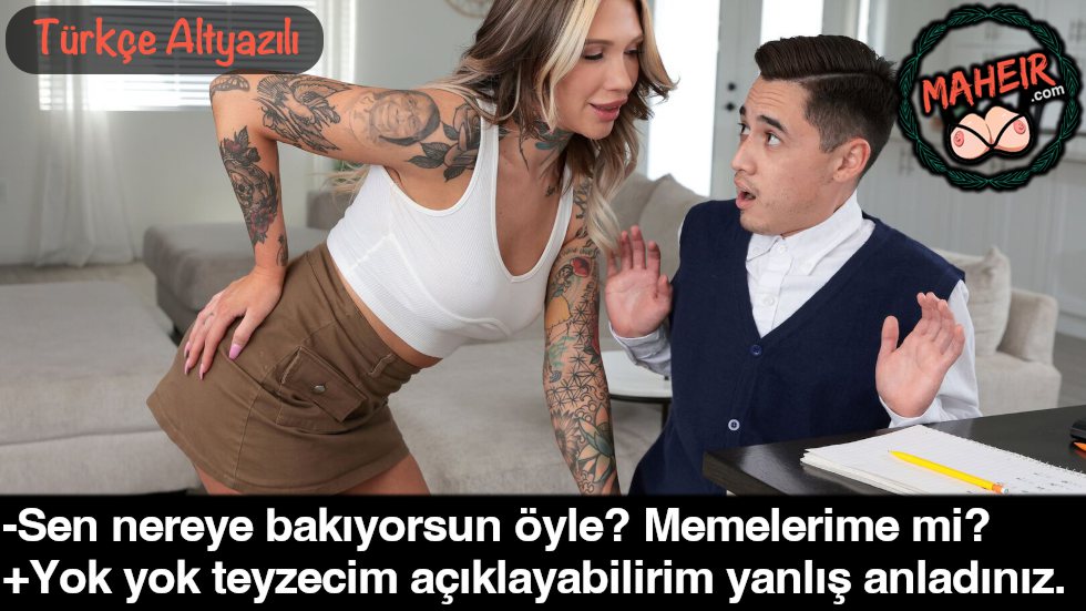 Arkadaşımın Dul Annesi Memelerine Baktığımı Fark Etmiş