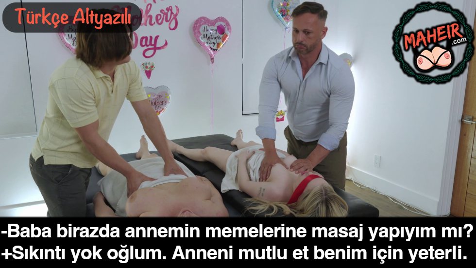 Babamla Beraber Annem ve Kız Kardeşime Seksi Masaj Yaptık